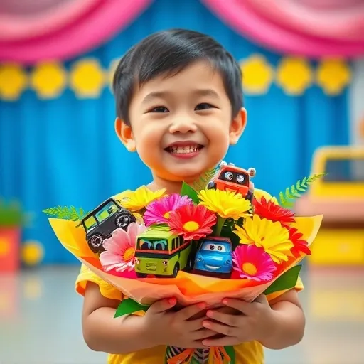 엄마표 어린이집꽃다발 자동차 만들기, 현실적인 꿀팁 대방출