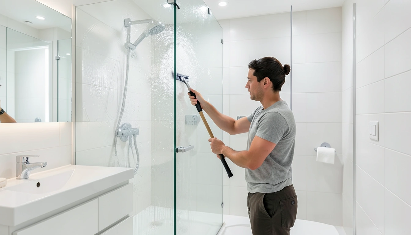 스퀴지 하나로 욕실 청소 끝! 완벽 물기 제거 노하우